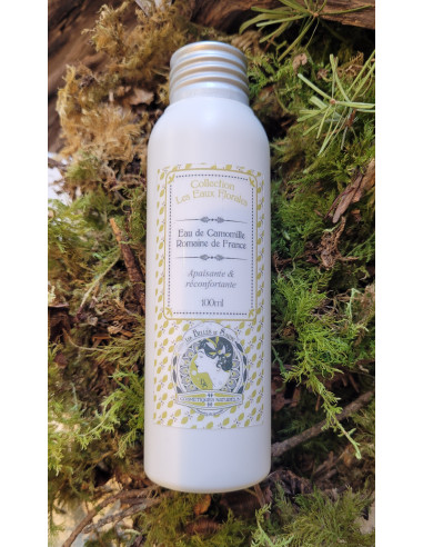eau florale de camomille romaine de France issue d l’agriculture biologique flacon  voyage de 100 ml