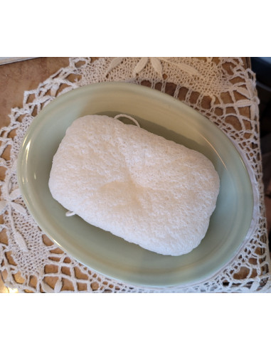 Eponge konjac MAXI CORPS Vendue déshydratée et sans emballage, coloris aleatoires