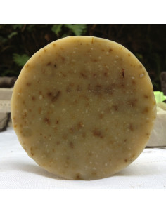 Savon naturel Sauge poudrée et ortie verte.