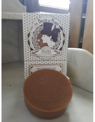 Savon sans parfum au lait de jument bio saponifié à froid et tout en un