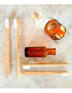Brosses à dents bambou pack familial