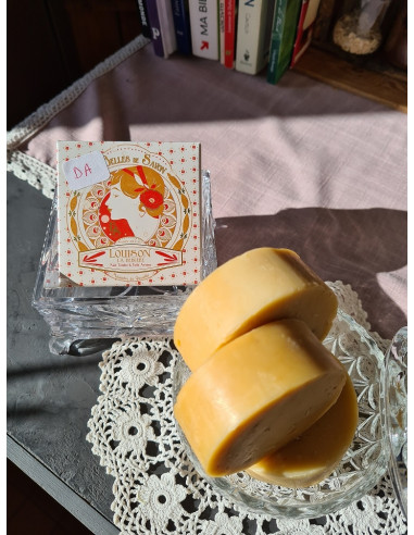 Louison L'Imparfait, savon déclassé pour défaut d'aspect ou poids réduit entre 90 g et 75 g