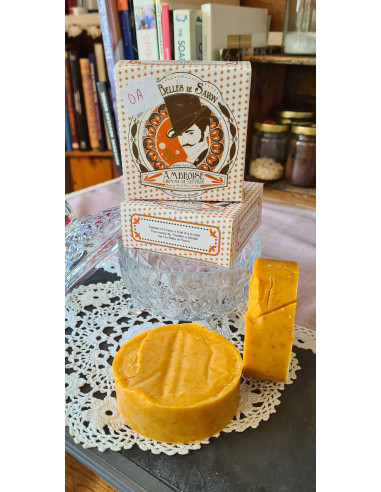 Savon naturel Bois de pin et fleur de sel, poids réduit ou défaut d'aspect