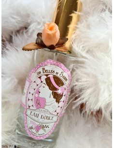 Eau de toilette, Eau Douce parfum naturel rose et vanille,